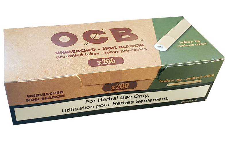 Tubes pré-roulés OCB® pour herbes légales 
